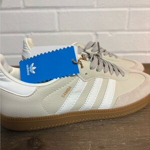 Adidas Sneakers with White and Gray Accents